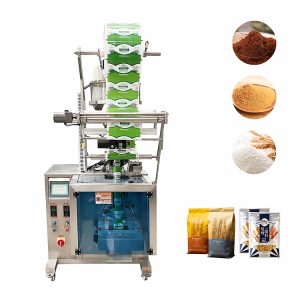 Small automatic vertical screw roll film powder packing machine(Direct Push Type)